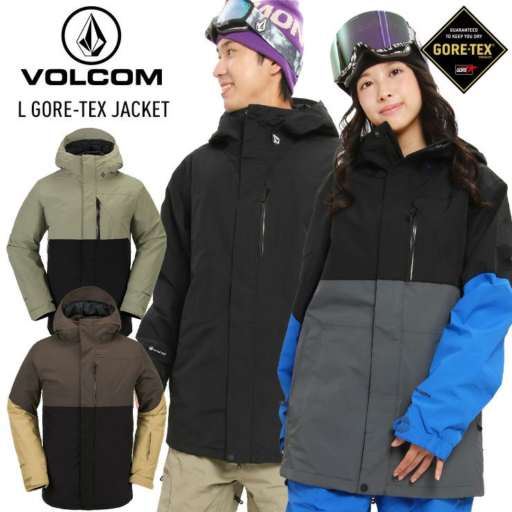 gore-tex volcom スノーボード VOLCOM（ボルコム） 着用 jacket GORE-TEX L VOLCOM/ボルコム 24-25 スノーボード