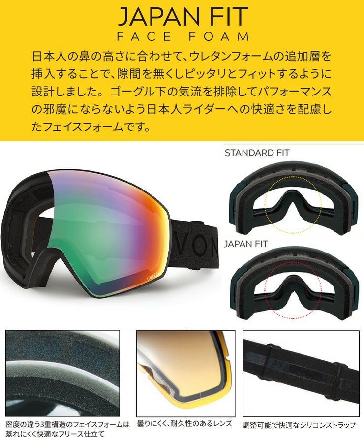 2025 VONZIPPER ボンジッパー CLEAVER スノーボード ゴーグル BFC