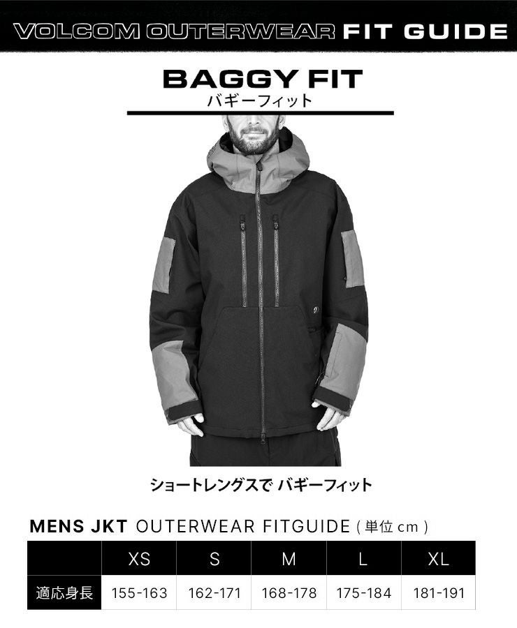 24-25 VOLCOM ボルコム LONGO GORE-TEX JACKET ロンゴ ゴアテックス