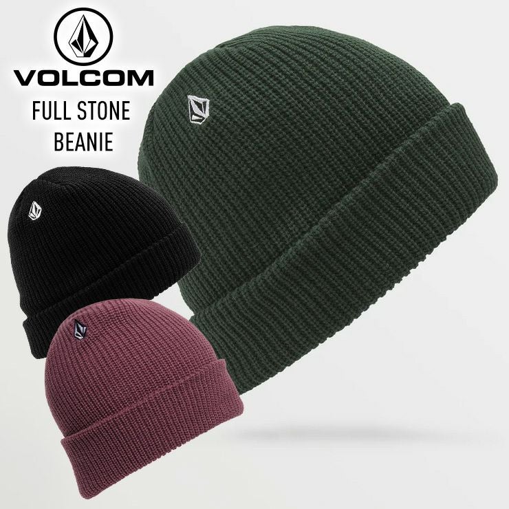帽子 soor ploom beanie 正規品 24-25 VOLCOM ボルコム FULL STONE BEANIE フルストーン