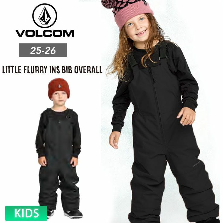 【値下げ】【Volcom】子ども用スノーボードオーバーオール VOLCOM（ボルコム） 24-25 VOLCOM スノーボード ウェア キッズ VOLCOM